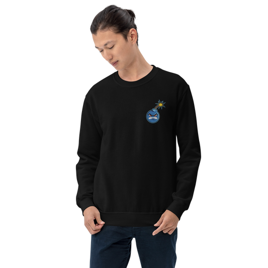 MURK PREMIUM LOGO SWEATSHIRT - BLACK