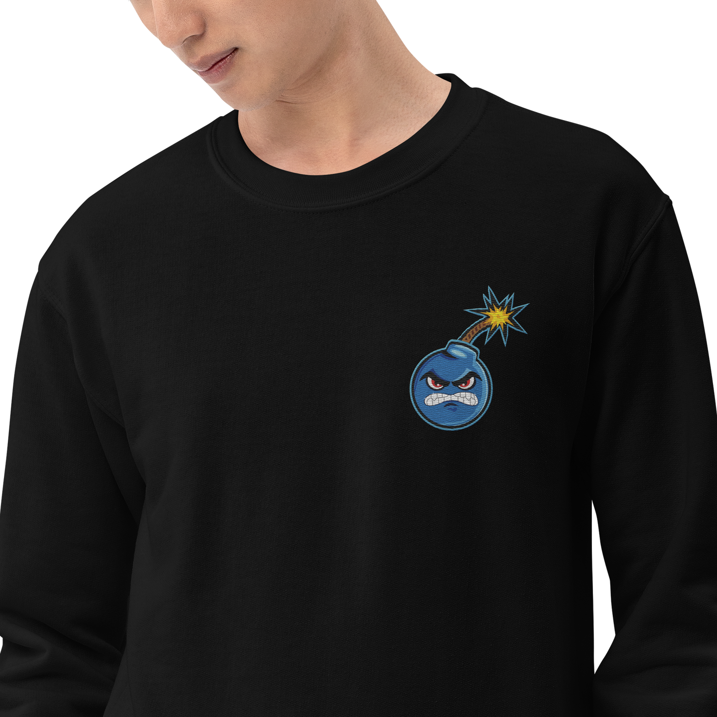 MURK PREMIUM LOGO SWEATSHIRT - BLACK